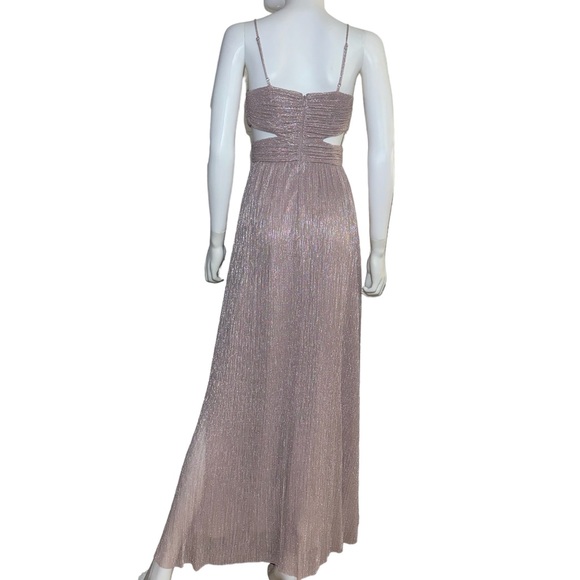 Intermix | Mauve Shimmer Dress - Picture 8 of 11